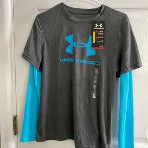 NWT Under Armour Youth Long-sleeved Shirt